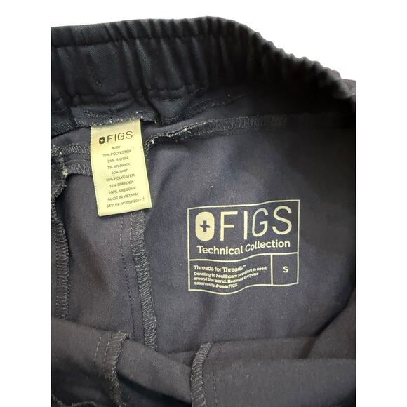 Figs Women's Royal Blue Straight Leg Scrub Pants Size Small - Picture 2 of 5